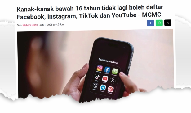 Ibu bapa, pendidik sambut baik penguatkuasaan umur minimum 16 tahun daftar akaun media sosial