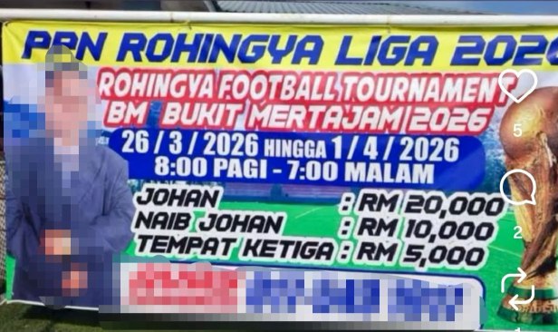 Komuniti Rohingya anjur liga bola sepak di Pulau Pinang, tawar hadiah wang tunai puluhan ribu