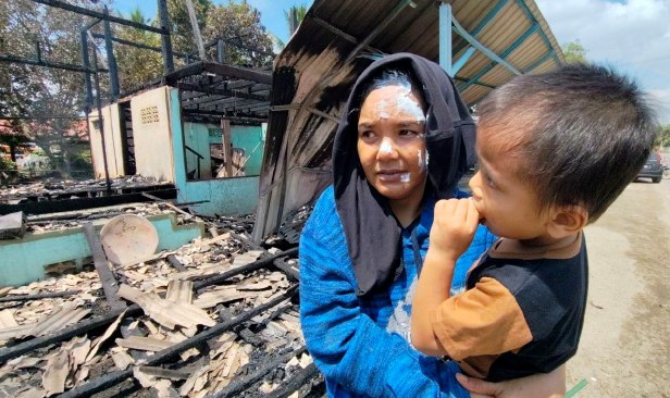 Jeritan anak kecil selamatkan ibu tunggal, anak daripada rentung