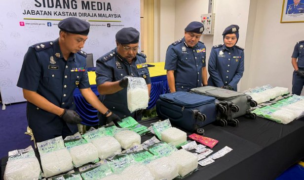 Kastam Sarawak gagalkan dua cubaan seludup dadah RM1.32 juta