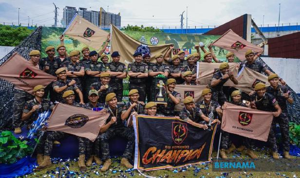 Skuadron Bravo 69 Komando pertahan kejuaraan ujian rentas hala  ngan JKDNKA