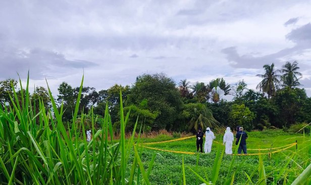 Pekebun jumpa rangka manusia dalam guni reput