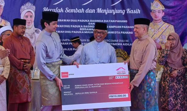Media Prima sumbang RM10,000 kepada Rumah Anak Yatim dan Miskin Perempuan Darussalam Al Mukhtar