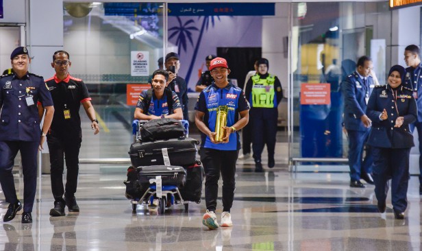 Tribun Hakim Danish sempena GP Malaysia