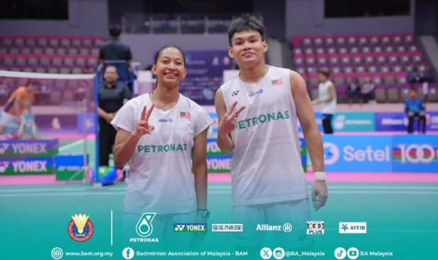 Skuad badminton negara sapu tiga gelaran