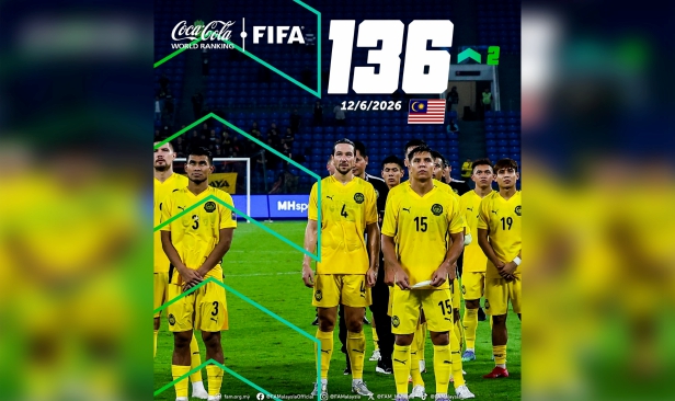 Ranking Harimau Malaya naik dalam 'diam'